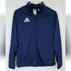 Adidas Youth Tiro 17 Jacket, Dark Blue, Big Kids Large